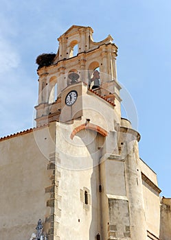 Church of Santiago Conventual Santiaguista in Calera de Leon, Badajoz province, Spain photo