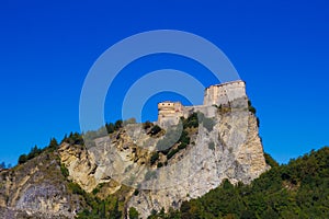 The famous renaissance fortress of San Leo, Italy