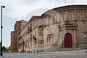 Famous residence for students in Salamanca, known as Colegio Arzobispo Fonseca. It is currently used as a residence for photo