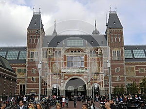 The famous Rijksmuseum in Amsterdam, The Netherlands