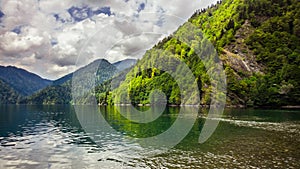 Rizza lake in the Abhazia