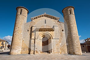 Famous romanesque church in Fromista, Palencia, Spain.