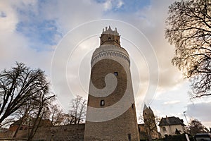 famous round tower andernach germany