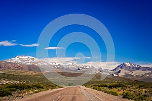 Highway road through Argentinia photo