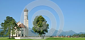 Saint Coloman Church,Fuessen,Allgau,bavaria,Germany photo