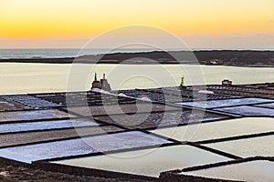 Famous salinas de Janubio