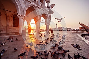 Famous San Marco Square. Venice, Italy