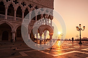 Famous San Marco Square. Venice, Italy