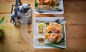 Famous Seafood Pad Thai dish