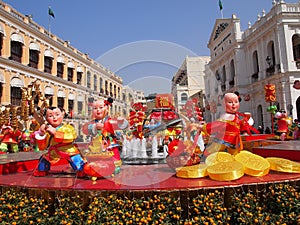 The famous Senado Square of Macau photo