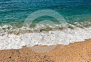 The famous Shell Beach, in St. Barthâ€™s Island St. Bartâ€™s Island Caribbean