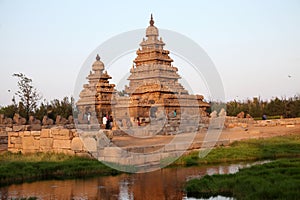 Famous shore temple Mahabalipuram, Tamil Nadu, India
