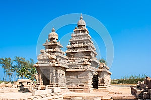 Famous shore temple at Mamallapuram