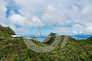 Famous Skybridge in Langkawi Malaysia