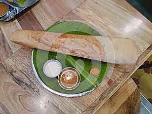 Famous South Indian dish - Masala Dosa