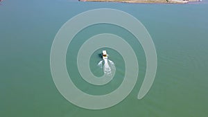 Famous spot of riding boats and jet ski The Dam of Khanpur in Pakistan