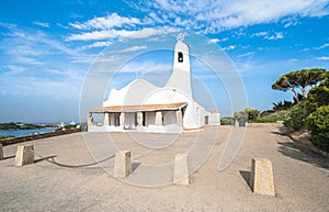 Stella Maris church in Porto Cervo, Sardinia, Italy