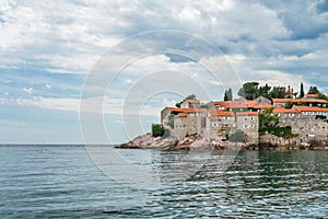 Famous Sveti Stefan island