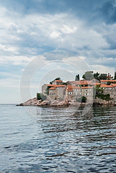 Famous Sveti Stefan island