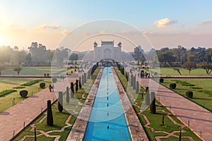 Famous Taj Mahal Great Gate, India, Uttar Pradesh, Agra