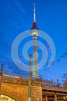 The famous Television Tower in Berlin