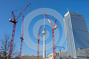 The famous Television Tower of Berlin