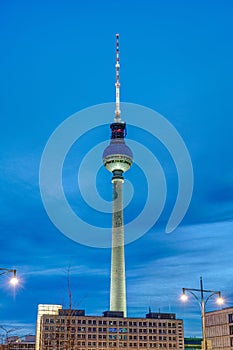 The famous Televison Tower of Berlin photo