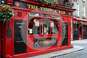 Famous Temple Bar in Dublin