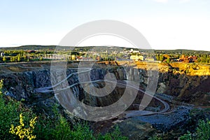 Falun copper mine photo