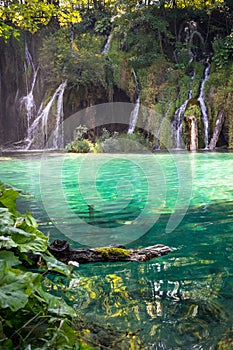 Waterfalls in Plitvice Lakes National Park, Croatia