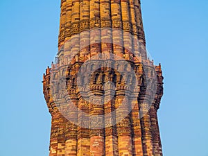 Famous tower of Qutb Minar