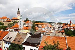 The famous town Cesky Krumlov