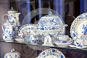 Famous trademark Meissen porcelain