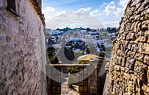 Famous Trulli houses in the city of Alberobello in Italy