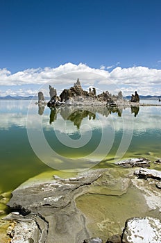 Famous tufa formation at Mono Lake, California