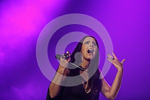 The famous Ukrainian singer Jamala gave a concert presenting her new album Podykh (Breath)