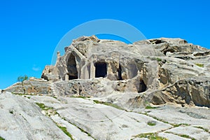 Famous Uplistsikhe caves. Georgia