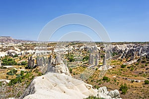 The famous Valley of Love, Ask Vadisi, in Goreme, Cappadocia