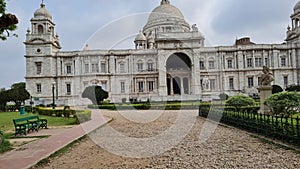 Famous Victoria memorial, Kolkata, West Bengal, India