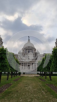 Famous Victoria memorial, Kolkata, West Bengal, India