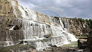 Famous Vietnamese Pongour Waterfall