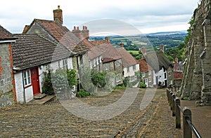 Famous View of Gold Hill Shaftesbury dorset