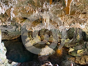 Famous view of Neptun& x27;s Cave in Alghero