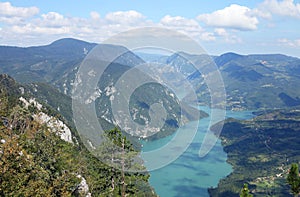 Famous viewpoint Banjska stena Tara mountain landscape