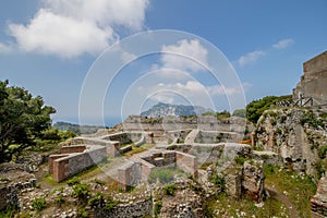 The famous Villa Jovis on the island of Capri, Italy