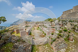 The famous Villa Jovis on the island of Capri, Italy