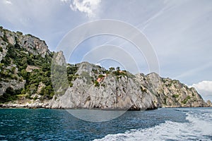 The famous Villa Malaparte on the island of Capri, Italy