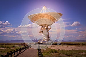 The famous VLA Very Large Array near Socorro New Mexico