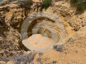 The famous âWater Eyesâ in Olhos de Agua photo