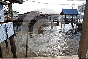 Famous Water Village in Brunei Borneo